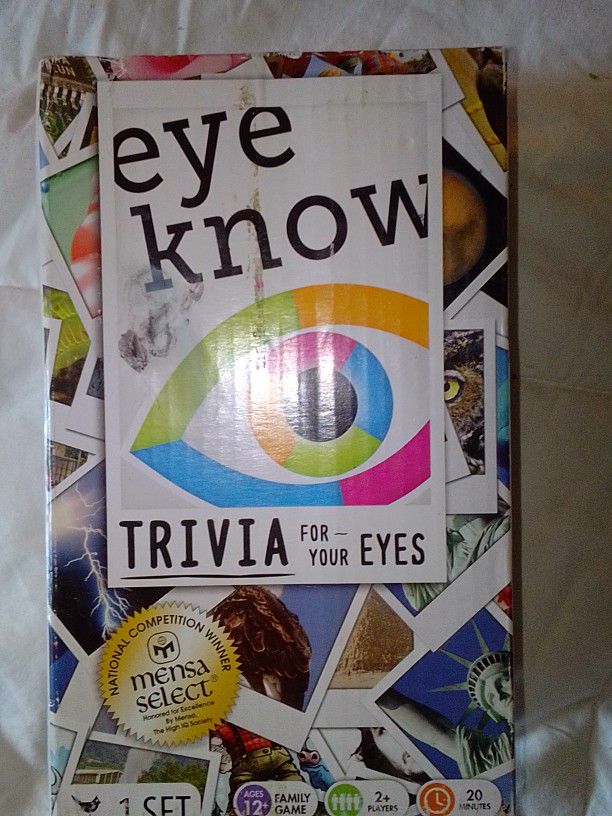 Eye Know Trivia Game For Your Eyes