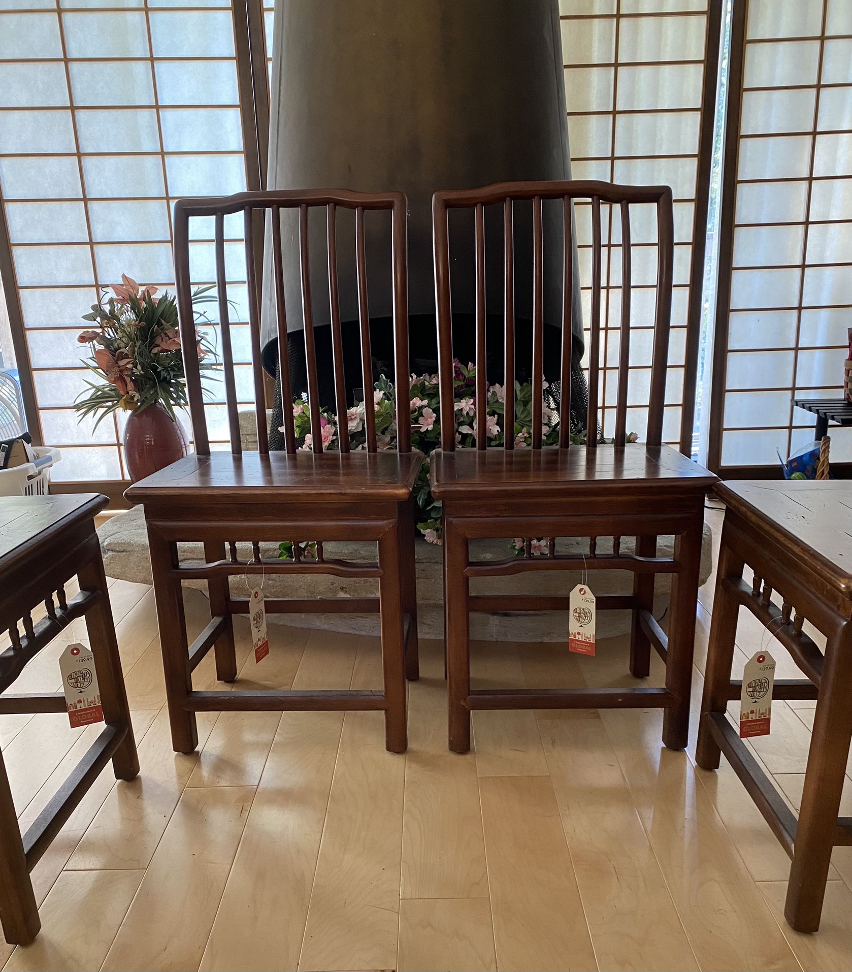 New Chinese style Dining Chairs Reg $139ea! Sell set for $120 or Best Offer!