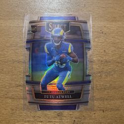 2021 SELECT TUTU ATWELL SILVER DIE CUT ROOKIE CARD 