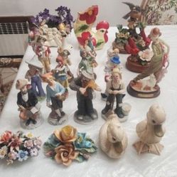 25 Porcelain And Ceramic Figurines 