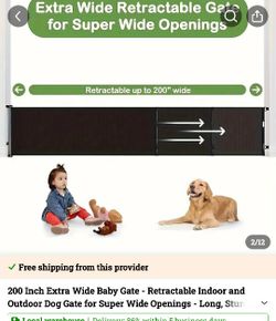 Baby Retractable Gate.