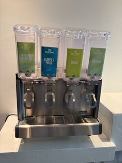 Crathco CS-4E-16-290 Refrigerated Drink Dispenser w/ (4) 2 2/5 gal Bowls, Pre Mix, 120v