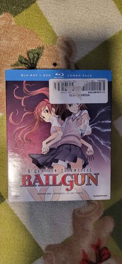 New! A Certain Scientific Railgun Season 1 Blu-ray DVD Combo