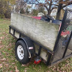 Craftsman Lawnmower Tractor And Trailer 