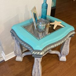 Pretty Sofa Table Glass Top Large Size 