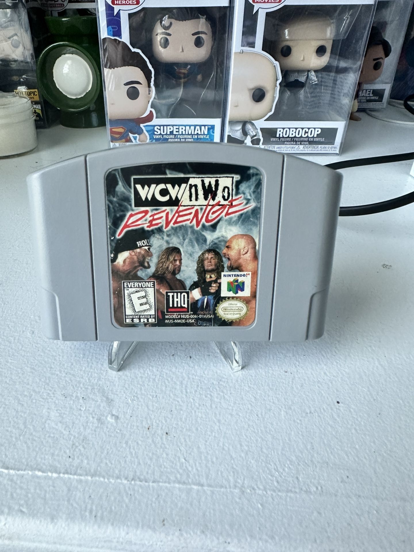 WCW/nWo Revenge Authentic N64 Nintendo 64 Game, 1998 Edition, Tested Working