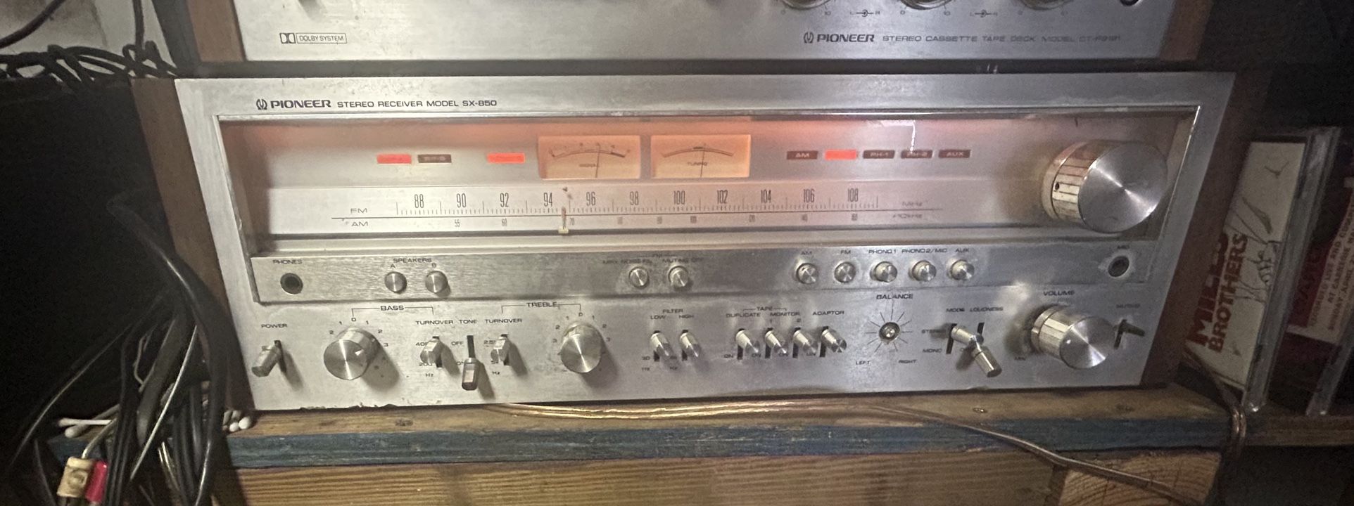 Vintage Pioneer SX 850