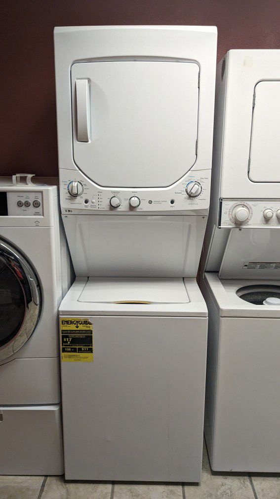 24"Stackable GE Washer And Dryer 