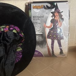Witch Costume Child Size Large 12-14