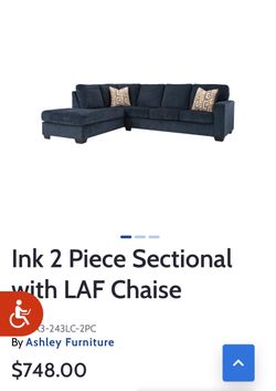 Large Blue Sectional