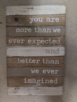 Wooden Sign