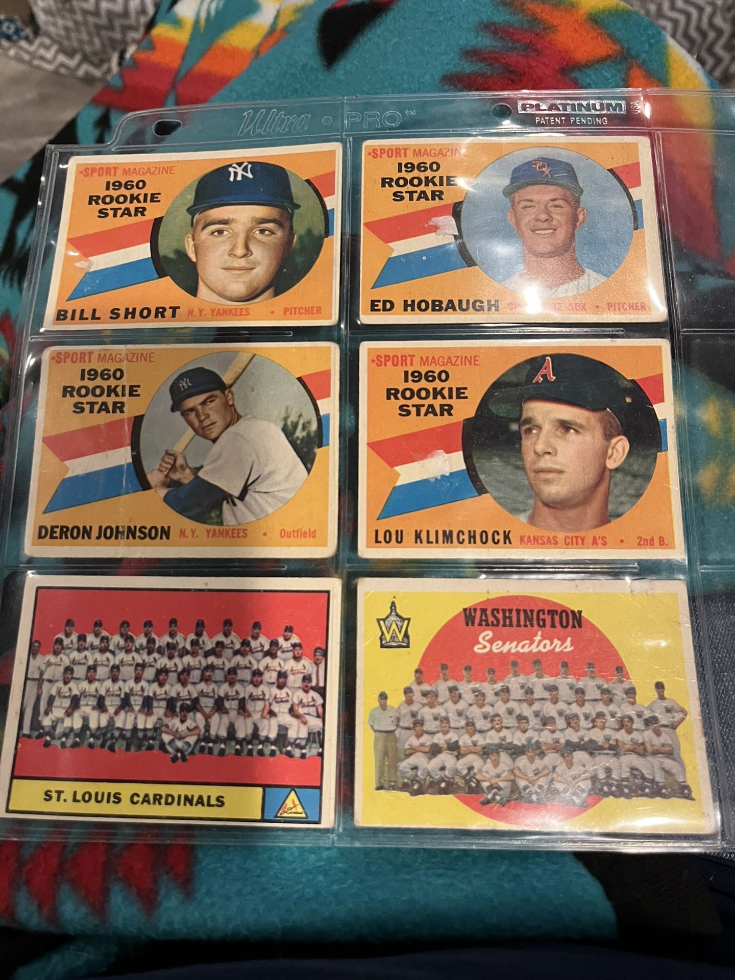 1960 Baseball Cards 33 In All