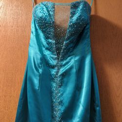 Teal Formal Dress Size 4