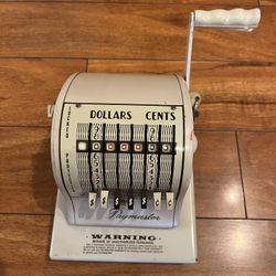 Paymaster Check Writer Vintage – Máquina para Cheques 