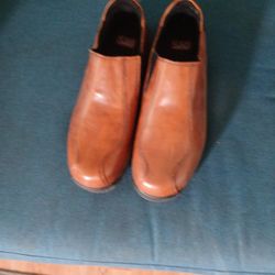 BROWN SAO SLIP ON SHOES