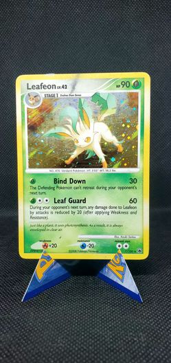 Leafeon Lv.42 Holo Rare Pokémon Card 7/100