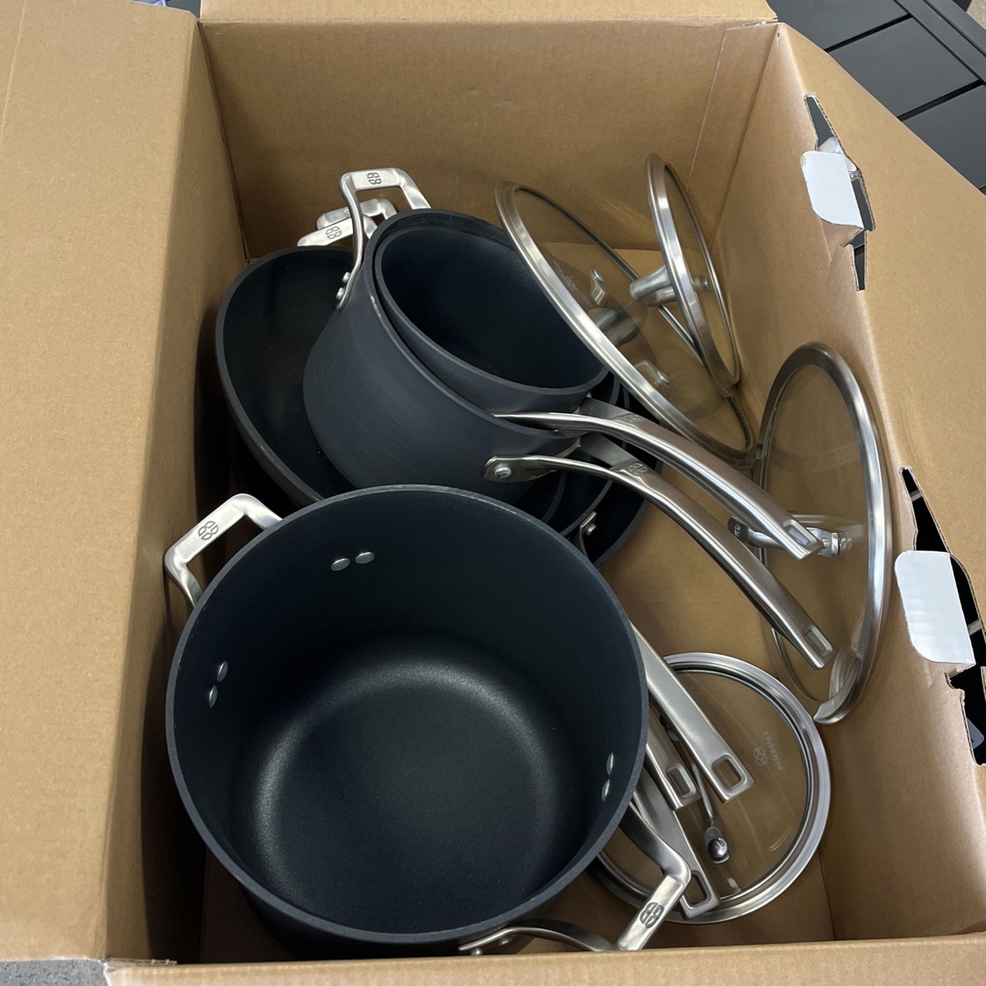 Calphalon Premier Non-Stick MineralShield 12-Piece Space-Saving Cookware  Set for Sale in Tempe, AZ - OfferUp