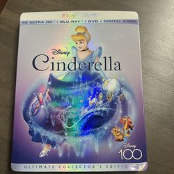 Disney Cinderella Limited edition hundred year anniversary DVD/Blu-ray brand new