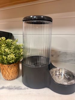 Automatic Pet Food Dispenser with Bowl