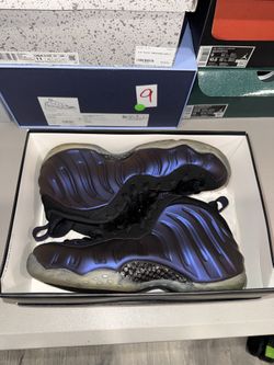 Foam posite eggplant Sz 10