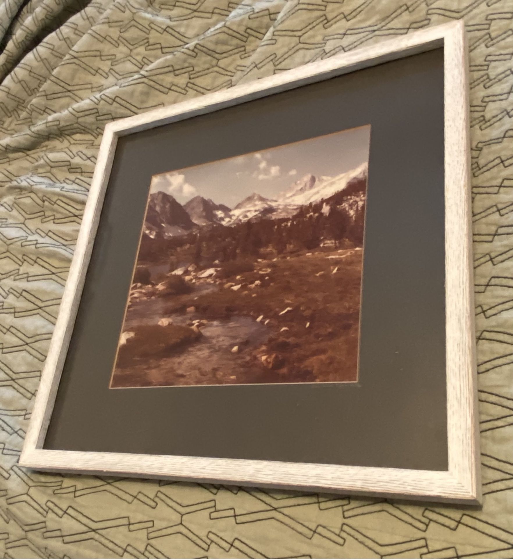 Art - Vintage Framed Photographs - California Mountains