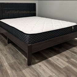 NEW QUEEN SIZE PLATFORM BED WITH MATTRESS AVAILABLE IN ALL SIZES 