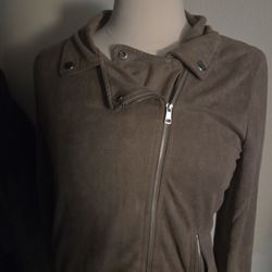 Faux Fleece French Grey Sm. Women's Fall Jacket