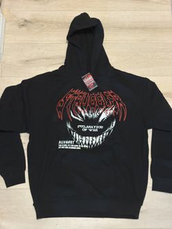 ALLEGORY 'DECLARATION OF WAR' HOODIE - BLACK ||