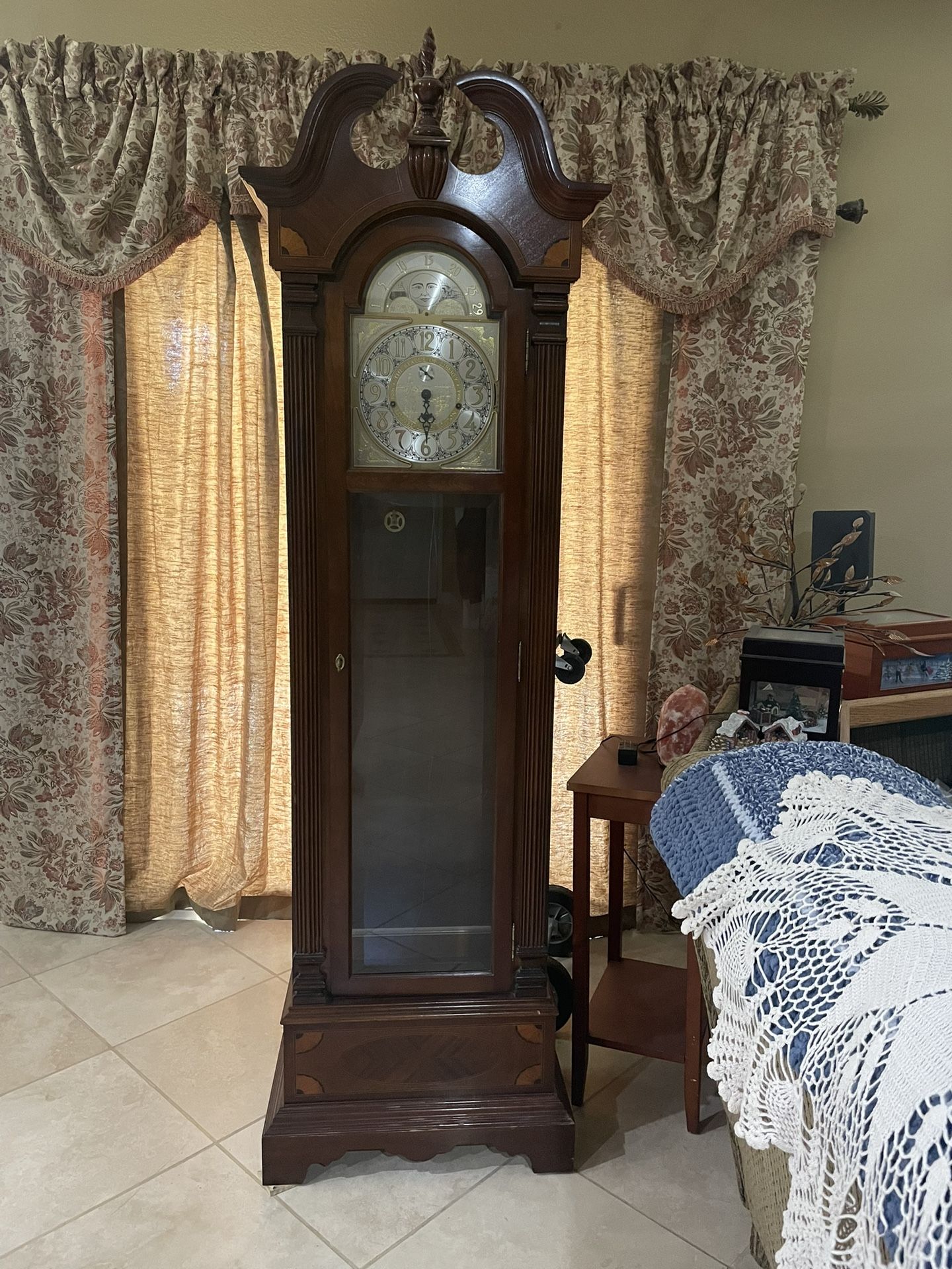 Grandfather clock, Ethan Allen, the Statue of Liberty