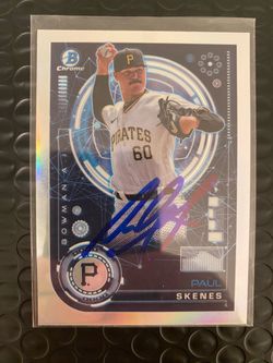 2024 Bowman Chrome Bowman A.I. #BAI-15 – Paul Skenes Pittsburgh Pirates IP auto MLB authentic