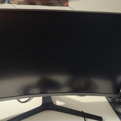 Samsung -27" Odyssey Gaming CRG5 Series LED Curved 240Hz FHD Monitor