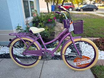 🌸 NEW Huffy Nel Lusso 24" Cruiser Bike – $120