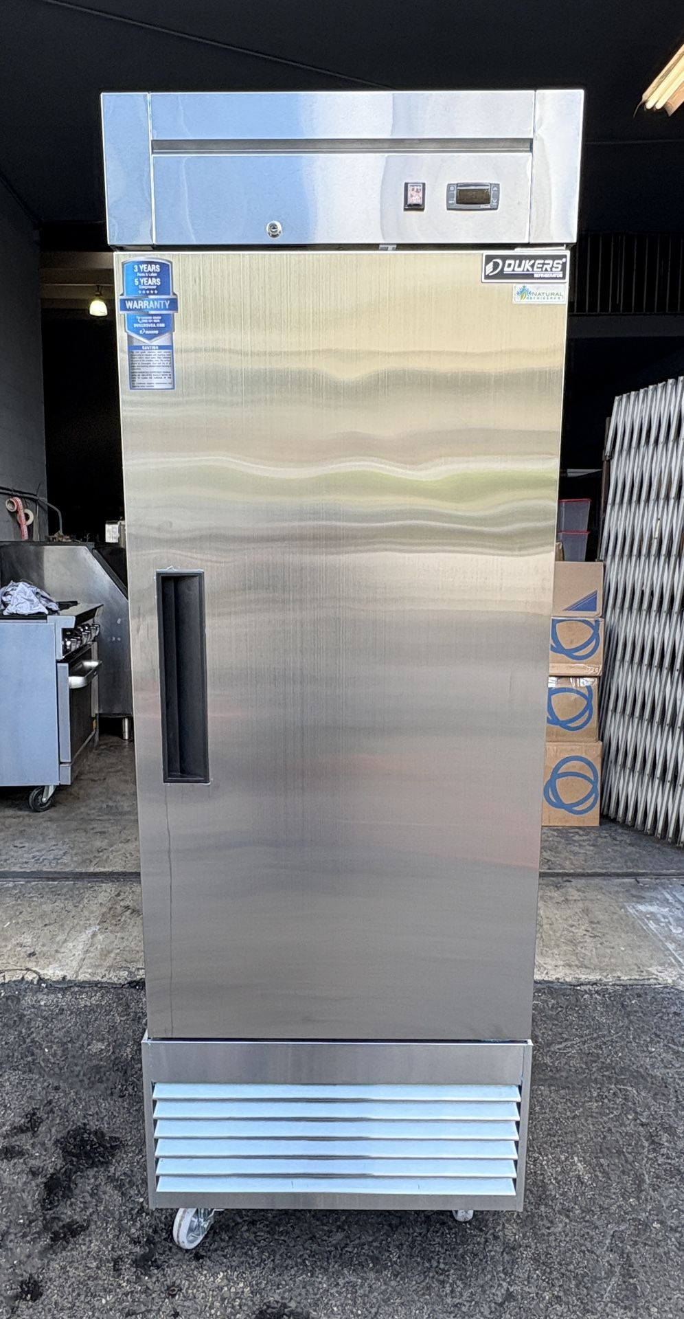 One (1) Door Commercial Cooler Refrigerator (Pre-Owned) Restaurant Equipment