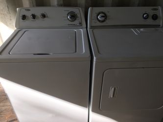 WHIRLPOOL WASHER DRYER WORKS LOOKS PERFECT CAN SELL seperate washing machine