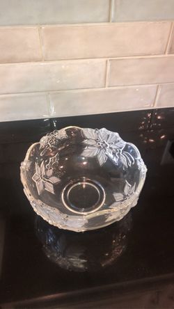 Formal Glass Bowl
