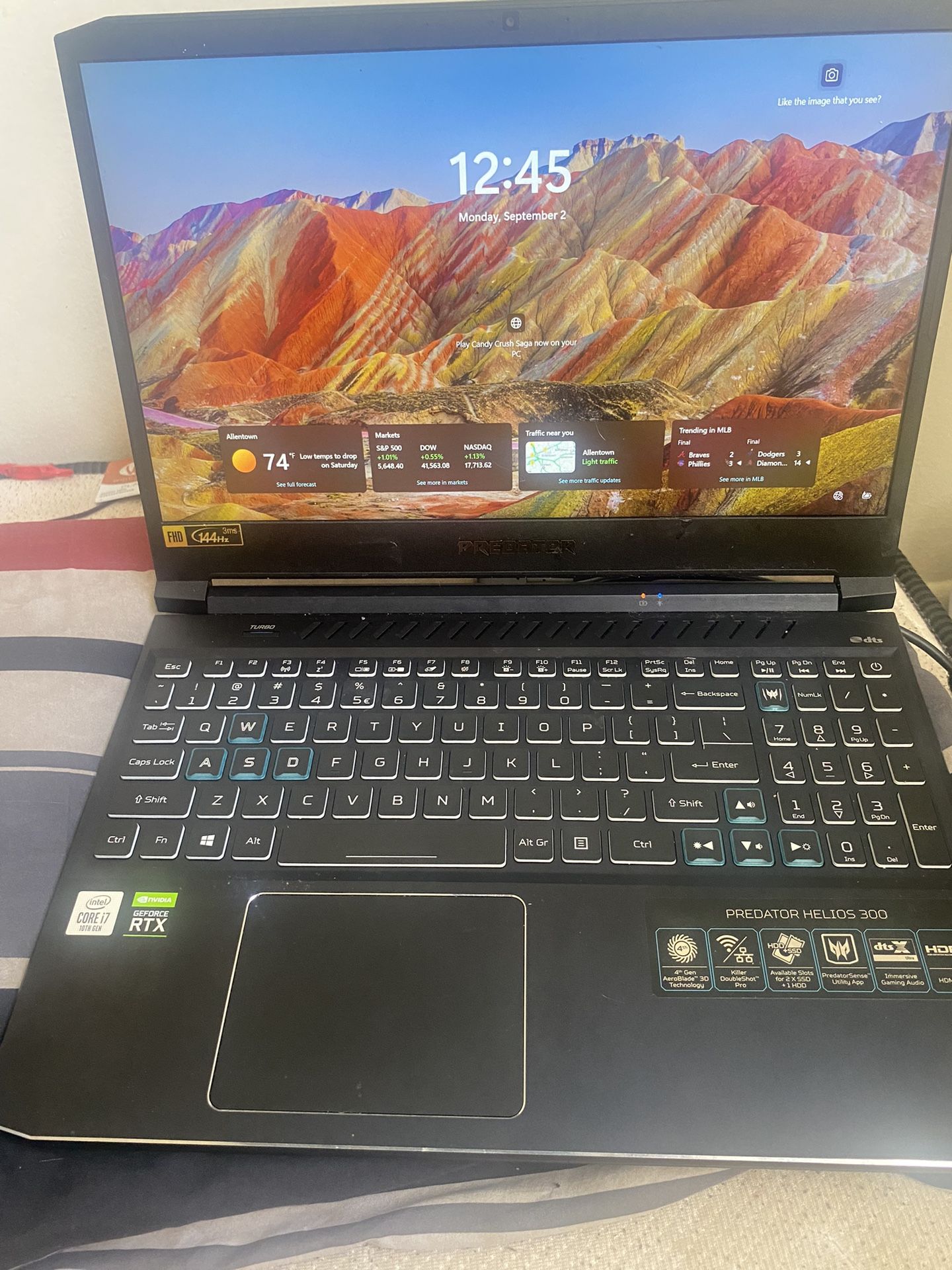 Acer Predator Helios 300 17.3" (1TB SSD, Intel i7-10750H, 2.6GHz, 32GB RAM) -...