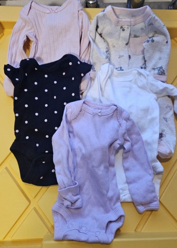5 Count Preemie Assorted Onesies / Disney Sleeper Bundle