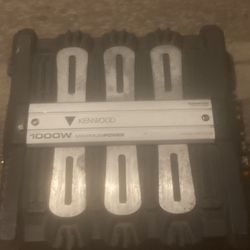 Kenwood 1000W Amplifier KAC-8101D
