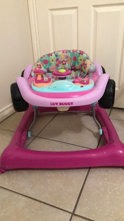 Luv Buggy Baby Walker Pink