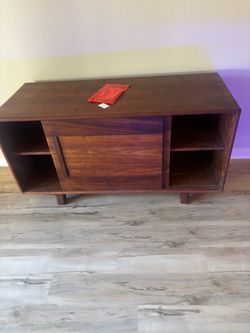 Room & Board Grove Media Cabinet / Credenza (in solid walnut or cherry).