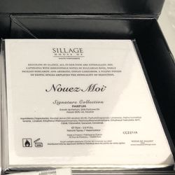 Nouez moi house of sillage