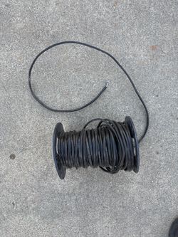 Heavy Duty Black Electrical Cable Wire – Large Spool
