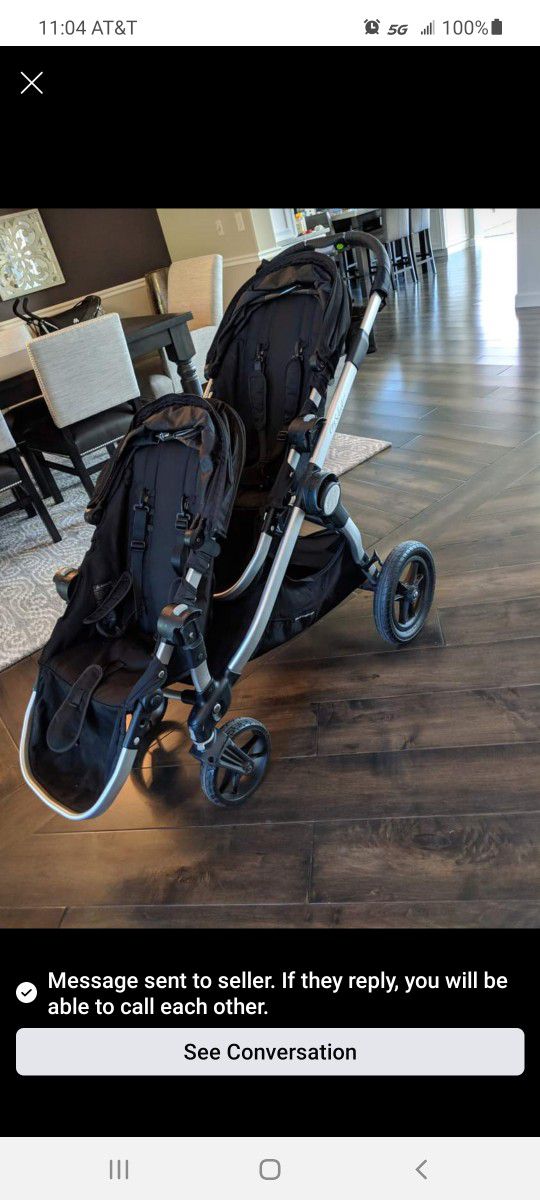 City SELECT DOUBLE STROLLER 