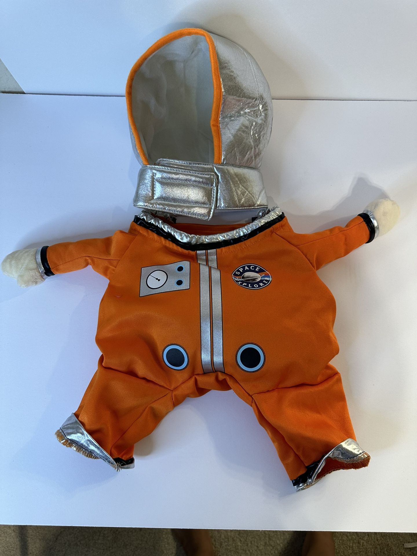 Orange Space Explorer Dog Costume