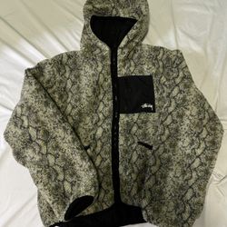 Stussy Snake Jacquard Sherpa Fleece