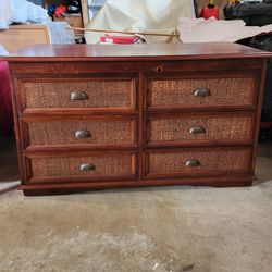 6 Drawer Dresser,  Solid Wood