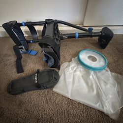 I Walk, Cast Cover For shower leg water proof , And Even Up Shoe Balancer Size Medium