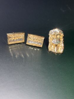 14k Jesus Earring /last Super Earrings.