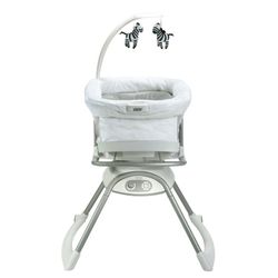 Graco Duet Glide LX Infant Gliding Swing, Zagg, Grey