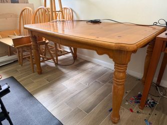 Wooden Table and Chairs